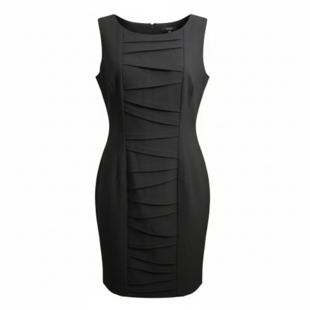 Calvin Klein NWT Black Sheath Dress Size 14 Sleeveless Business Professional